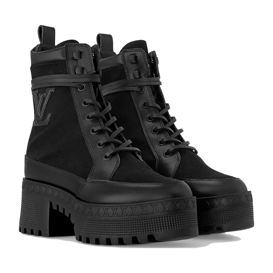 Boots désert à plate-forme Laureate — Noir