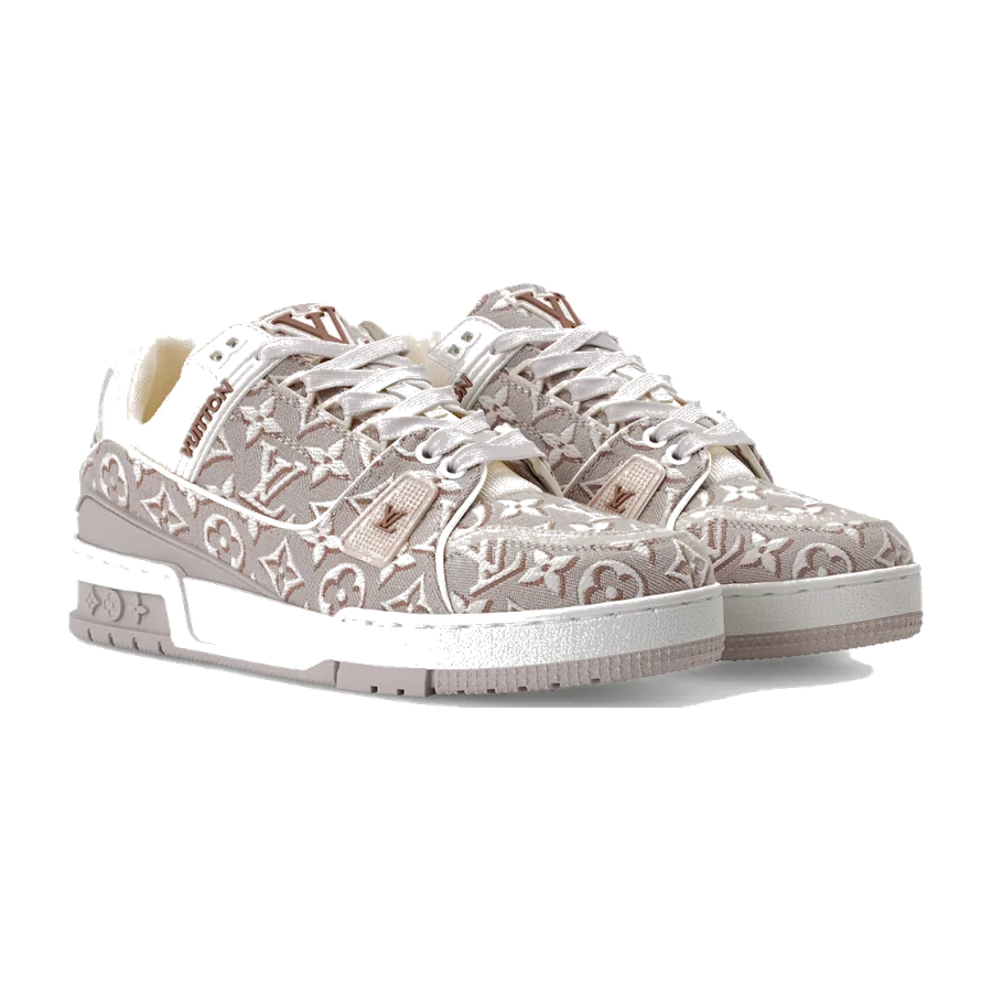 Baskets LV Trainer — Beige Monogram