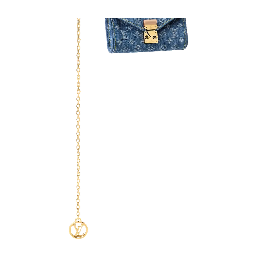 Ceinture Métis à pochette — Denim