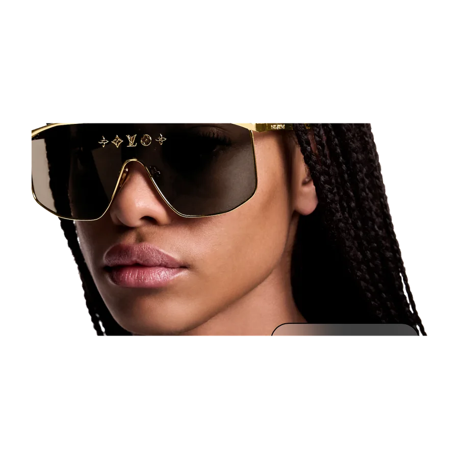 Lunettes de soleil LV Golden Mask — Doré & Noir